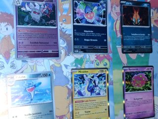 Lote de cartas Pokémon: Annihilape, Inkay, Chi-Yu