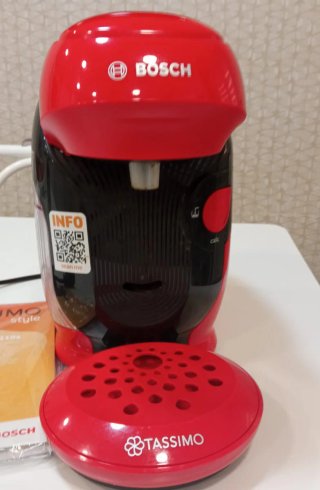 Cafetera Tassimo Style Bosch Roja