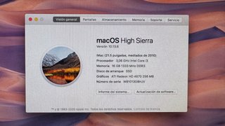 iMac 21.5 (2010) Plata