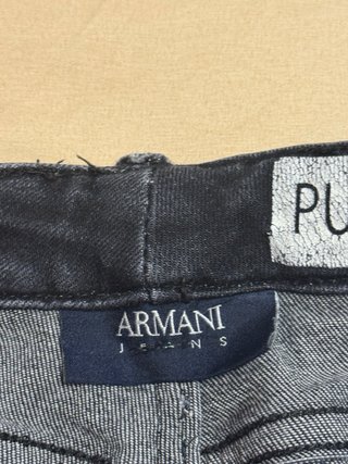 Vaqueros Armani Mujer Talla 30 Negro
