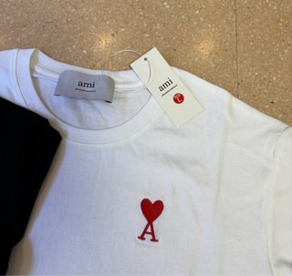 Conjunto 2 Camisetas Ami Paris Talla L