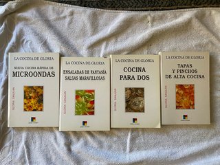 Libros de la cocina de Gloria