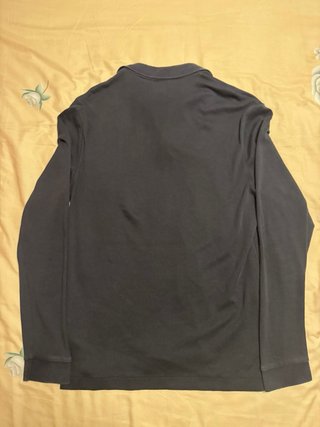 Polo Boss manga larga negro talla S