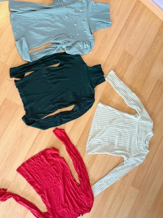 Lote 4 jerseys cuello alto