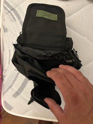 Riñonera rodilla MFH negra