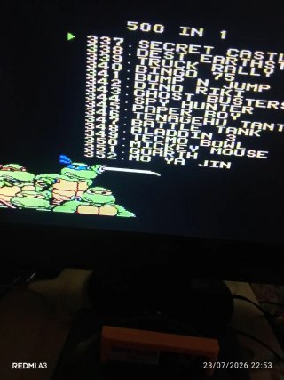 Cartucho 500 en 1 para Nintendo Family computer