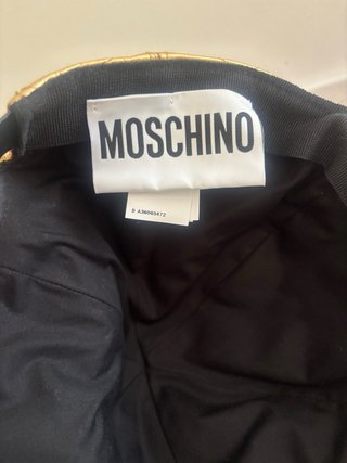 Gorra Moschino Cuero Acolchada