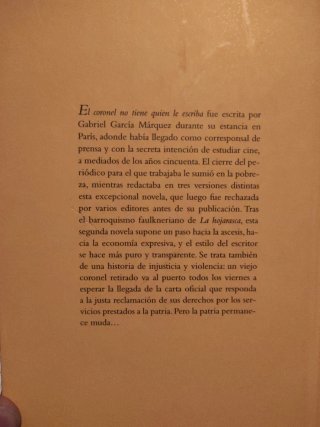 El coronel no tiene quien le escriba