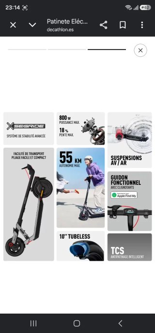Segway Ninebot E3 Pro Patinete Eléctrico
