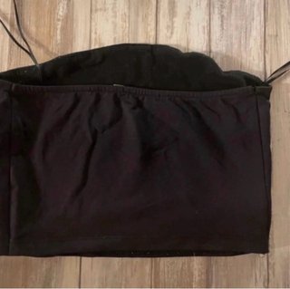 Top negro Stradivarius Talla XS