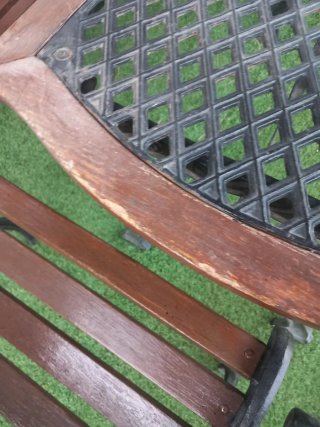 Conjunto Jardín Vintage Mesa y Bancos