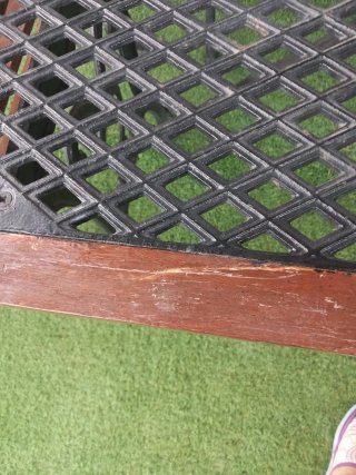 Conjunto Jardín Vintage Mesa y Bancos