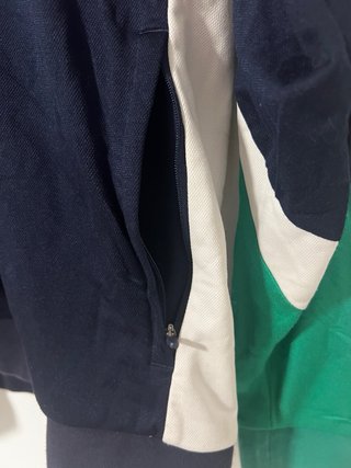 Chaqueta deportiva Lacoste azul y verde Vintage