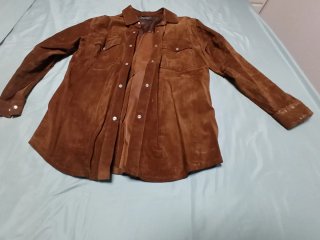 Camisa de ante marrón