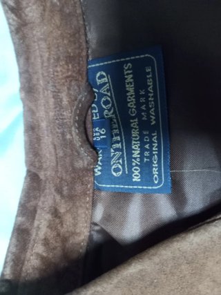 Camisa de ante marrón