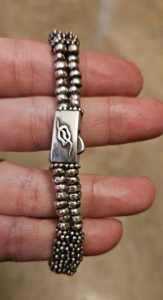 Pulsera Plata Maciza Plata de Palo