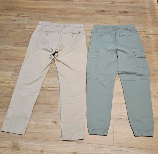 3x1 pantalones Zara Talla S Verde y Sfera talla 40