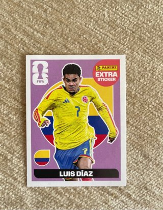 Panini Extra Sticker Luis Díaz Colombia