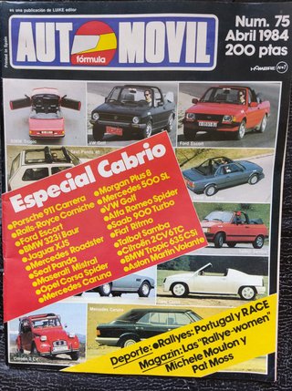 Lote de revistas Automovil año 1983 - Completo
