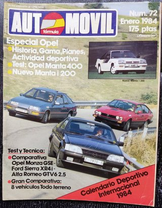 Lote de revistas Automovil año 1983 - Completo