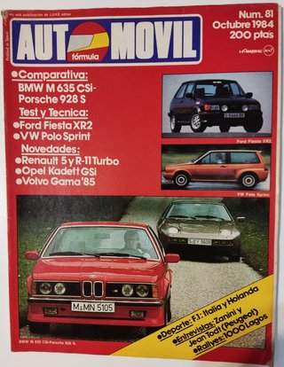 Lote de revistas Automovil año 1983 - Completo