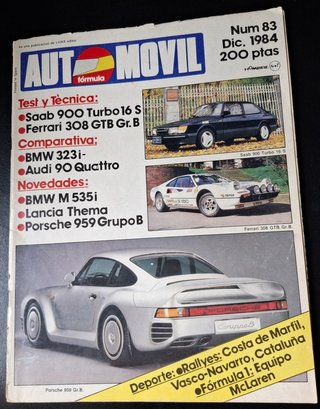 Lote de revistas Automovil año 1983 - Completo