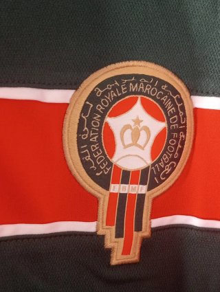 Camiseta Fútbol Retro Marruecos. Talla XL