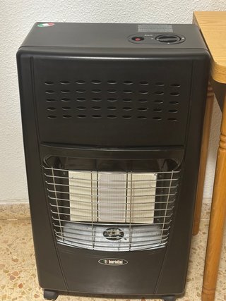Estufa de gas Bartolini negra