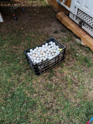 Caja de Pelotas de Golf