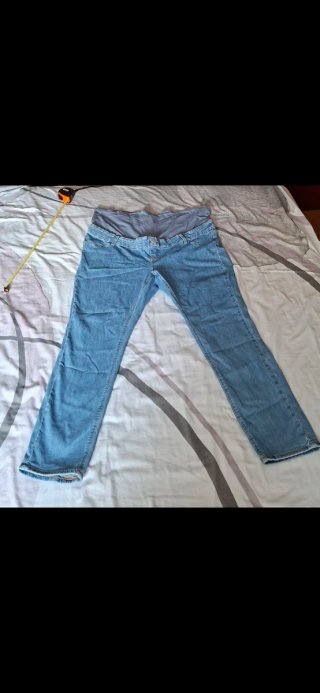 Pantalón premamá Kiabi Skinny Azul Talla S