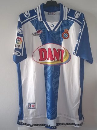 Camiseta Fútbol Retro RCD Espanyol Tamudo. XL