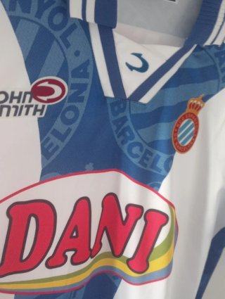 Camiseta Fútbol Retro RCD Espanyol Tamudo. XL