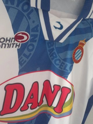 Camiseta Fútbol Retro RCD Espanyol Tamudo. XL