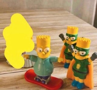Figuras Simpsons, Bob Esponja y Pingüinos