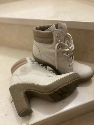 Botas Panama Jack Beige/Blanco Talla 39