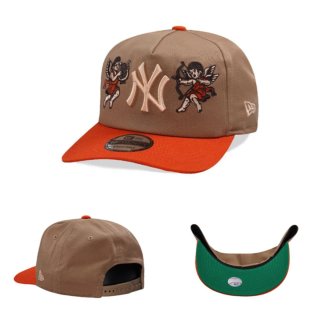 Gorra New Era NY Marrón y Naranja