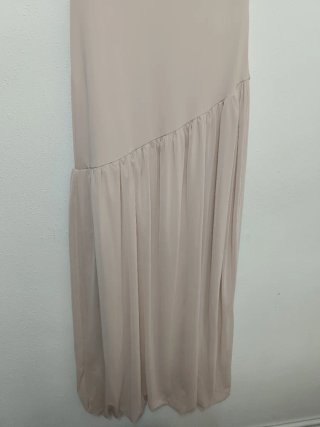 Vestido largo combinado tul zara talla M