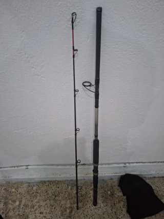 Carrete de pesca azul