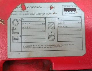 Sierra de cinta FAT MOD 350 Automática