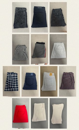 Lote 13 pantalones variados