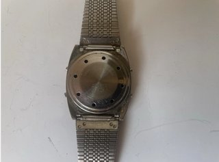 Reloj Yema Quartz LCD Alarm Chronograph Acero
