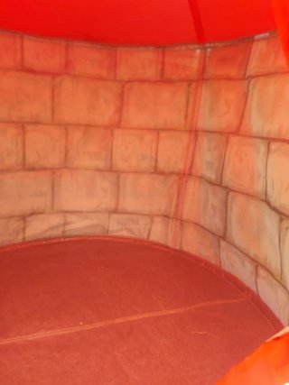 Carpa infantil castillo medieval