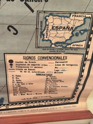 Mapa político antiguo de América de 1930