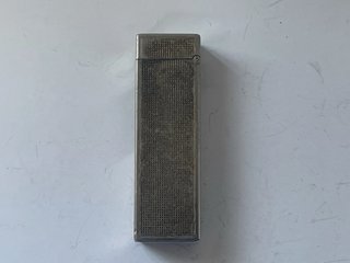 Mechero Zenith 222 Vintage Guilloché Plateado