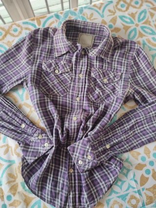 Camisa cuadros Bershka Talla S