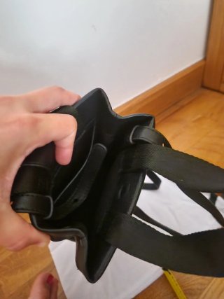 Bolso Adolfo Domínguez Piel Negro
