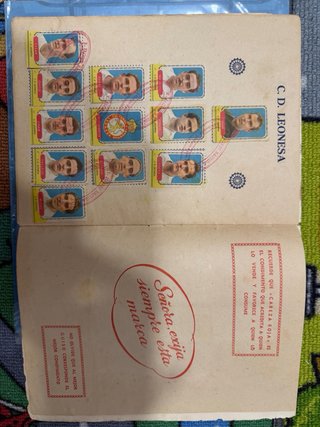 Álbum liga 1935 cabeza Roja