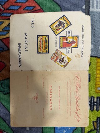 Álbum liga 1935 cabeza Roja