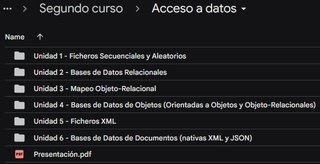 Temario DAM 2o Curso Informática