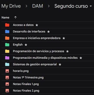 Temario DAM 2o Curso Informática